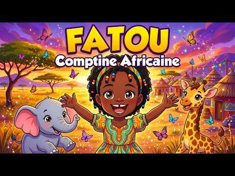 Fatou YO 🎵 Comptine africaine pour enfants | Clip animé