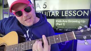 SPEED RUN: Kids Are Growing Up (Part 1) - The Kid LAROI Guitar Tutorial