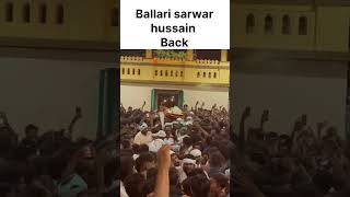 Ballari sarwar hussain back #Ballari  #sarwar #hussain #video #viral