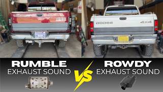 1994-2002 Dodge Ram 5.9L V8 Rumble Vs Rowdy Exhaust Sound