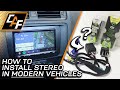 How To Install Stereo IN MODERN CARS - Keep steering controls, backup cam & ADD AFTERMARKET UPGRADES