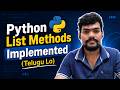 Python_List_Methods_implemented(Telugu Lo)