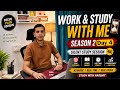 Work &amp; Study with Me ⏳ | Season 2 (Day 4) | Silent Study Session 📚 | No Music | Study With Harshit