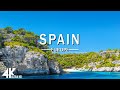 FLYING OVER SPAIN (4K UHD) - Relaxing Music Along With Beautiful Nature Videos - 4K Video HD