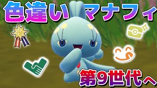 リボンコンプ】色違いマナフィ、パルデア地方へ【ポケモンSV】 - YouTube
