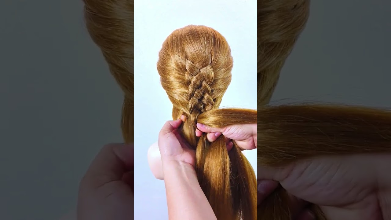 5 Strand Braid Tutorial #hairstyle #braids #foryou #shorts #fyp