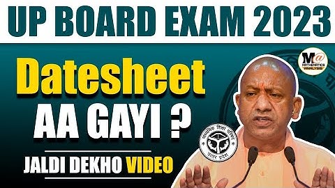 😳 up board time table 2023 🔥 Class 10 & 12 Date sheet | Up Board exam 2023 Time table kab aayega