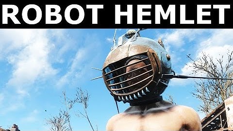 Fallout 4 Automatron - All Robot Helmets - Sentry Bot, Eyebot and Assaultron Hemlet