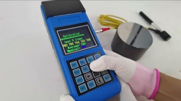 the calibration of portable hardness tester