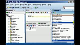 Celebrity Introduction of single row function in Oracle SQL Profile