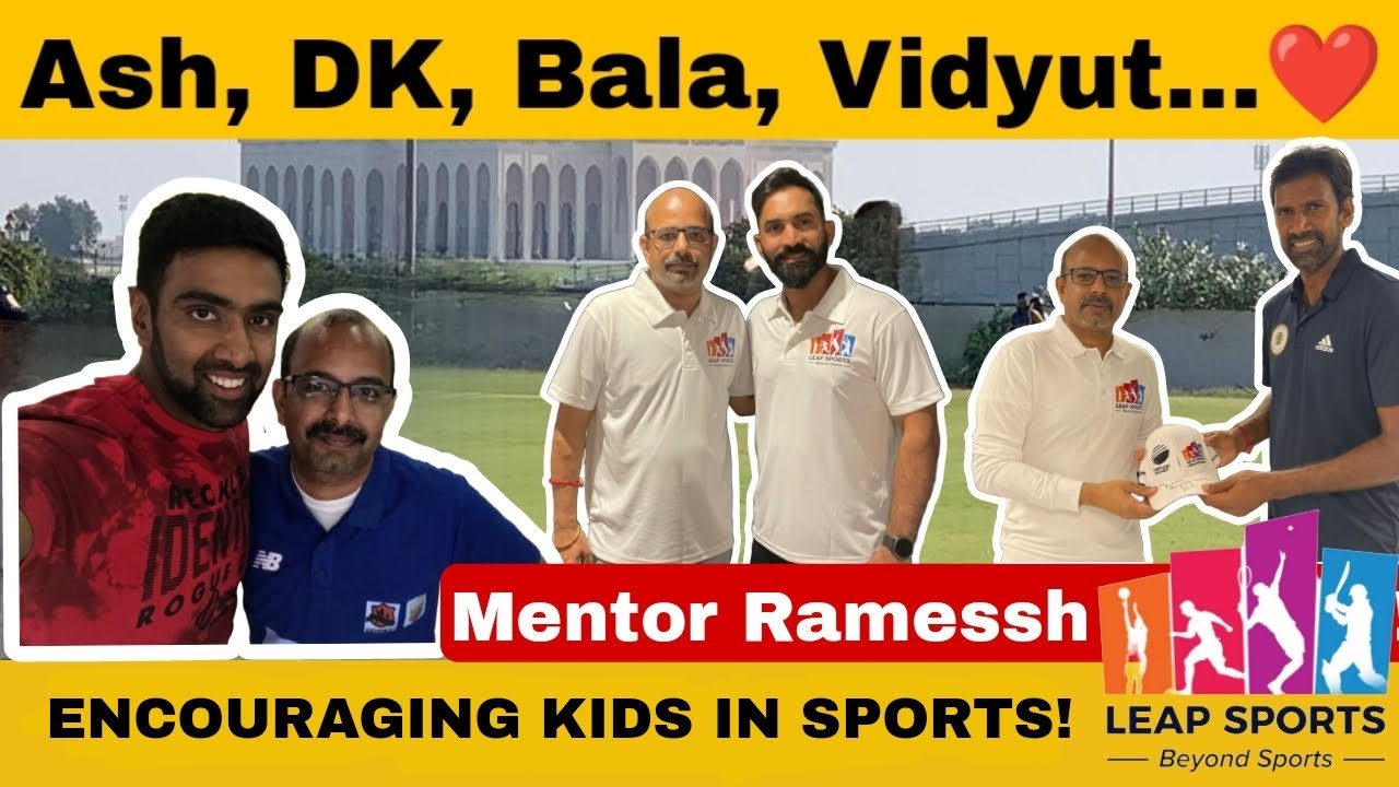 Ashwin, DK, Balaji, Vidyut How Leap Sports mentor Ramessh