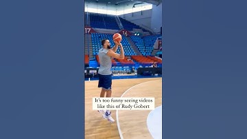 Rudy Gobert should shoot more threes! #shorts #rudygobert #timberwolves