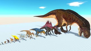 Tyrannosaurus of Evolution VS Godzilla Dinosaurs Fights T-rex Jurassic Park