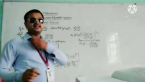 Class-11th ,complex numbers and quadratic equations.