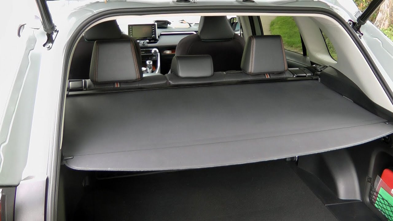 Toyota RAV4 (2019-2024): Cargo Cover Storage Location. - YouTube