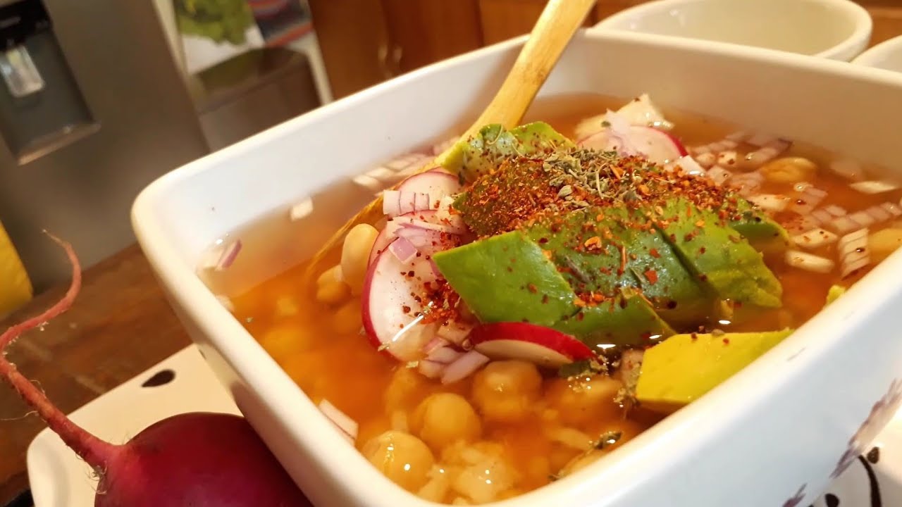 FALSO POZOLE DE GARBANZOS ¡DELICIOSO! ¡SúPER RICO Y FáCIL!