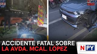 Fatal accident on Mcal. López Ave.