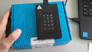 AEGIS Fortress L3 Portable Drive unboxing and set-up. #Apricorn #Tech #GDPR #Security