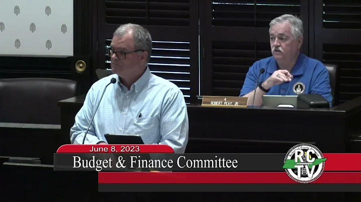 Budget & Finance Committee - June 8, 2023