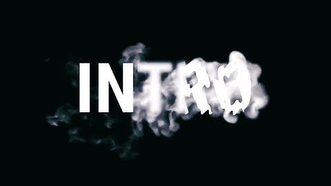 KineMaster||How to Make  Smoke Text Reveal Animation Intro.