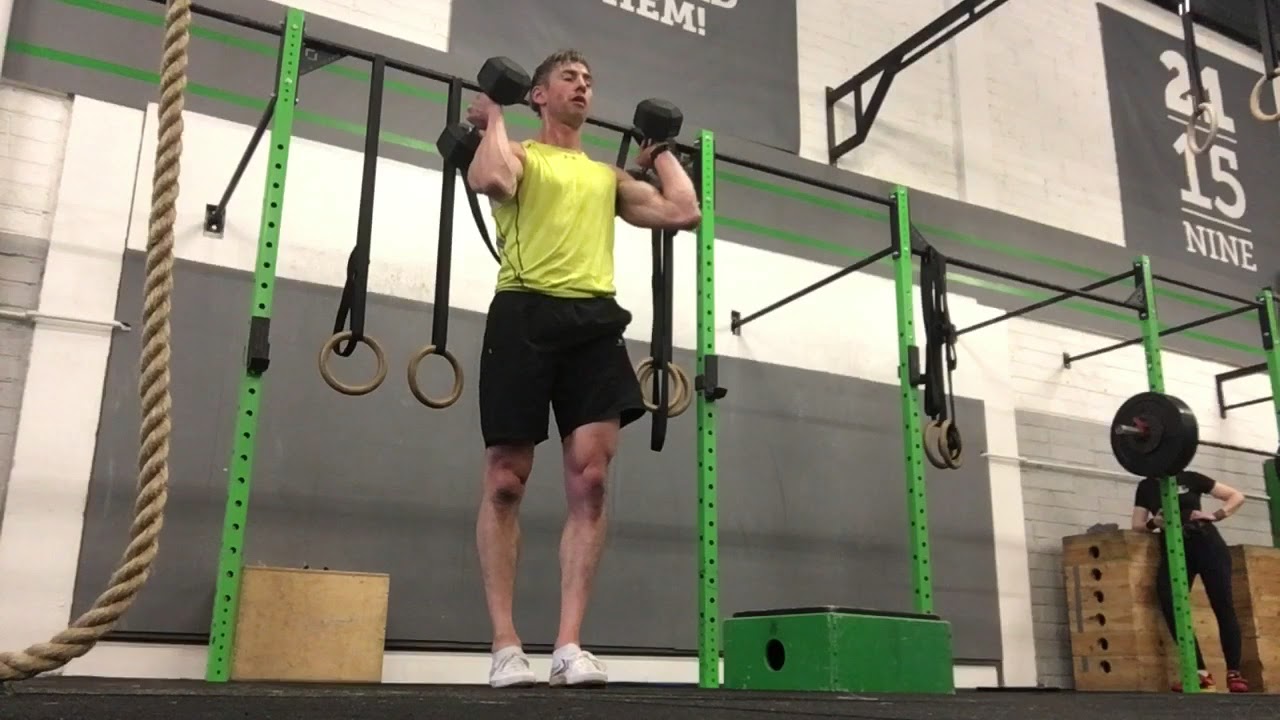 Dumbbell split jerk YouTube