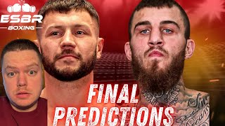 COULD WALKER STOP EGGINGTON?! | Conah Walker vs Sam Eggington FINAL Predictions!