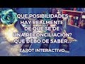 ✨Que Posibilidades Reales hay de una Reconciliación? 🤔 Que debo Saber? 🧐 Tarot Interactivo✨