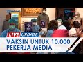 Wakil Gubernur DKI Jakarta, Ahmad Riza Patria Tinjau Vaksinasi untuk 10.000 Pekerja Media