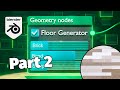 Floor Generator ⚡ Part 2 || Procedural shader setup [Geometry nodes tutorial]