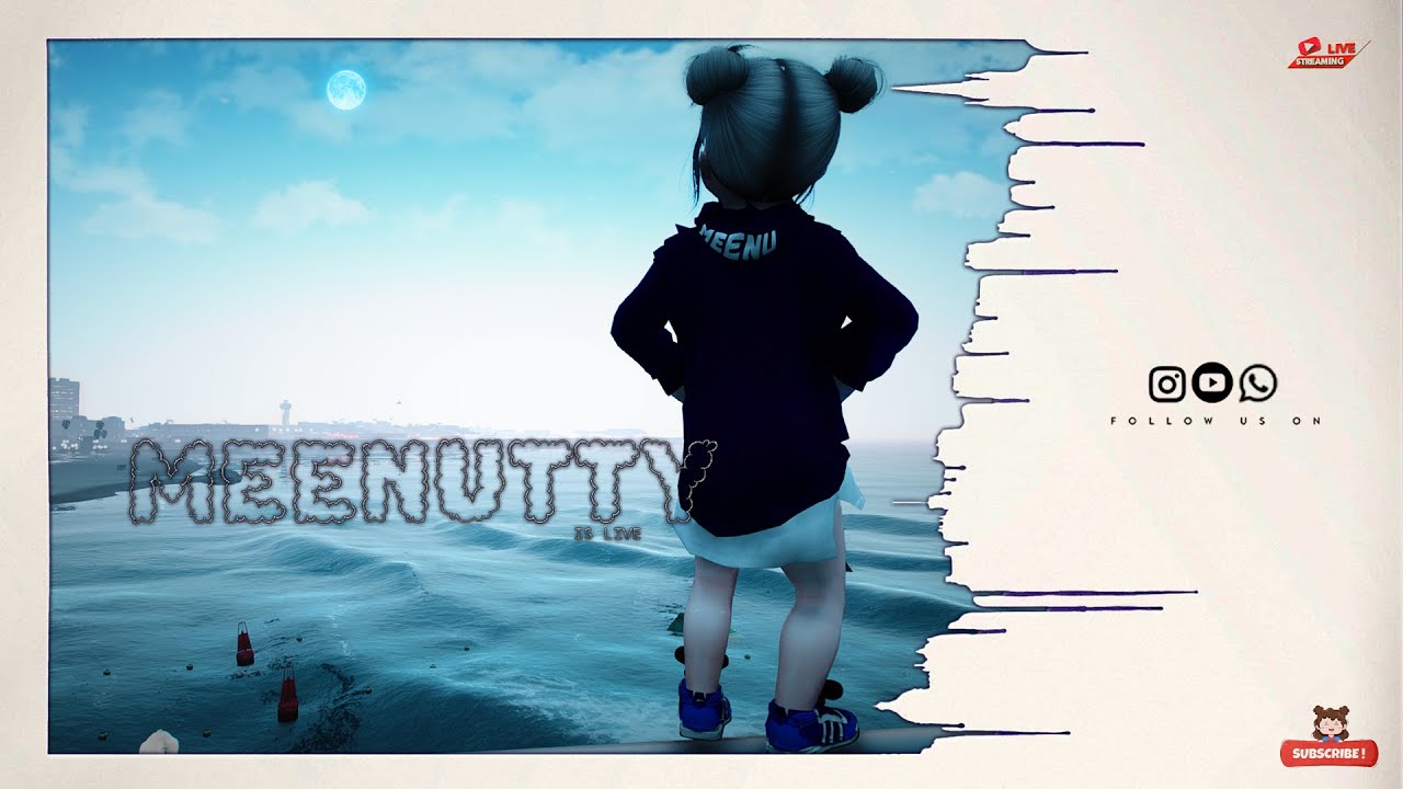 RP TIME ️....|MEENUTTY IS LIVE...💙| GTA RP|BGMI |XLANTIS CITY|#meenutty ...