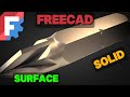 FreeCAD Tutorial | Surface &amp; Solid Workflow | Advanced Screwdriver Modeling