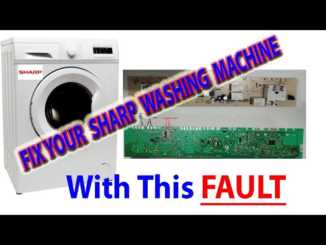 Review of Sharp 8KG washing ES-GFD8145W5-EN machine - YouTube
