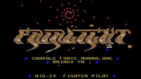 Fairlight - Mig 29 Cracktro