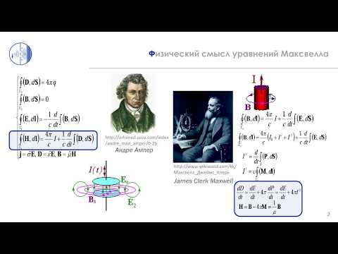Видео: ЧК_МИФ: 4.1.1.ДФ_1 Физический смысл уравнений  Максвелла