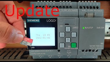LOGO! Program update with SD-Kart