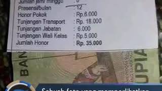 Slip Gaji Guru Honorer Tersebar di Sosmed, Hanya Rp 35 Ribu Sebulan