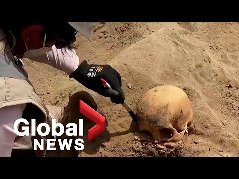 Ancient burial sites found while installing gas pipelines in peru