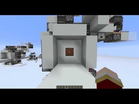 3x3 Noteblock Activated Piston Door [Outdated, new video in description]