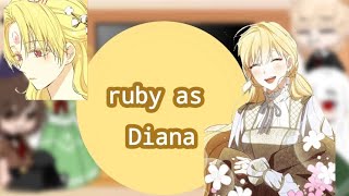 How to Get My Husband on My Side react to ruby as diana 🥀