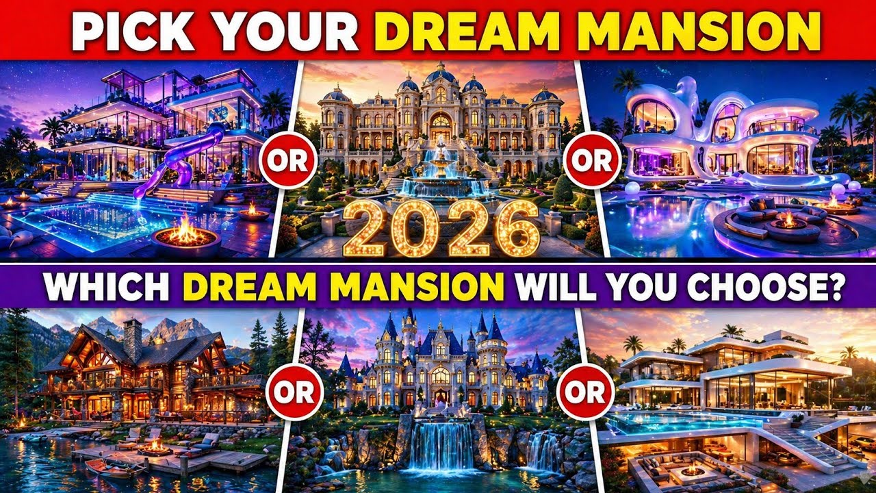 Would You Rather? Build Your 2026 Luxury Dream House 🚀🏡💎 | Ultimate ...