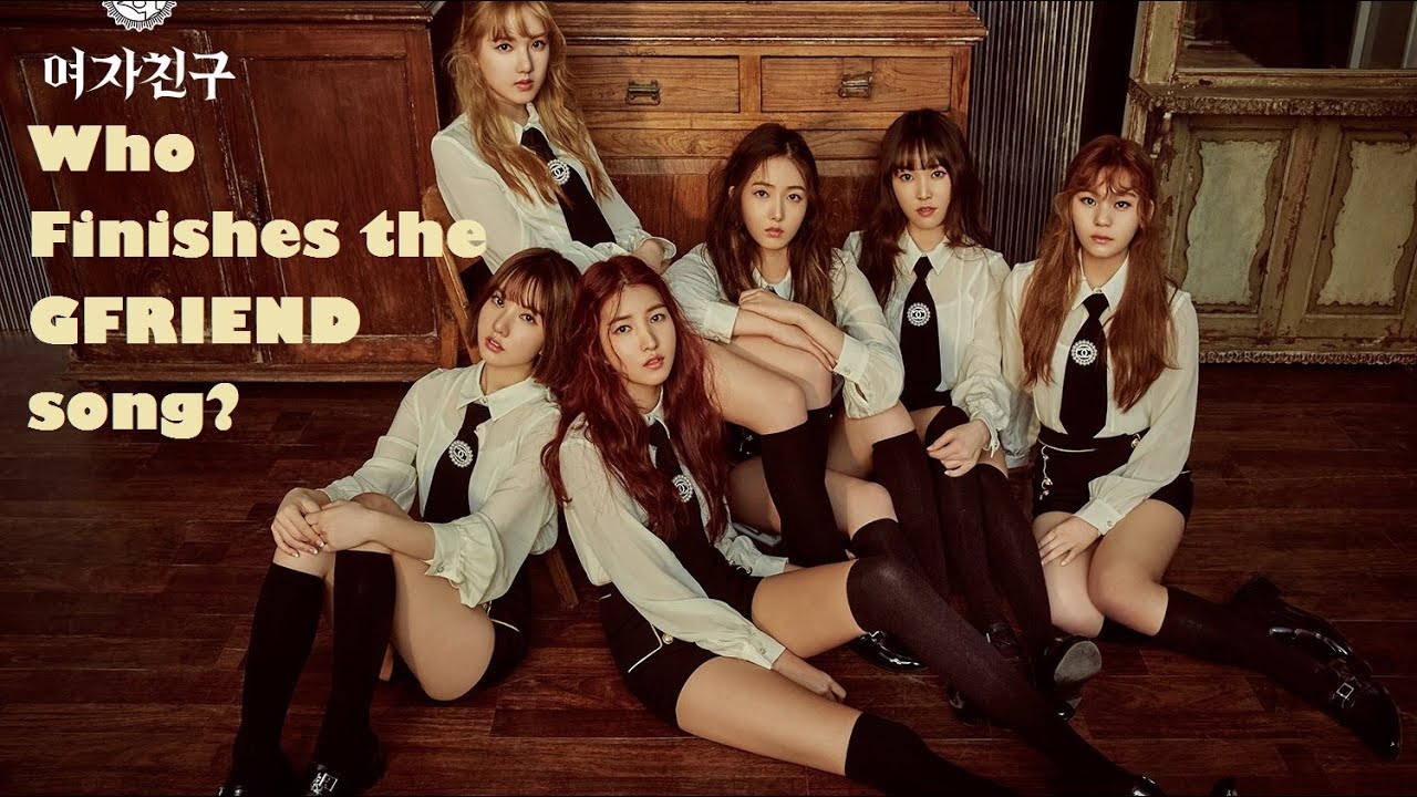 Who sings the last line in GFRIEND?