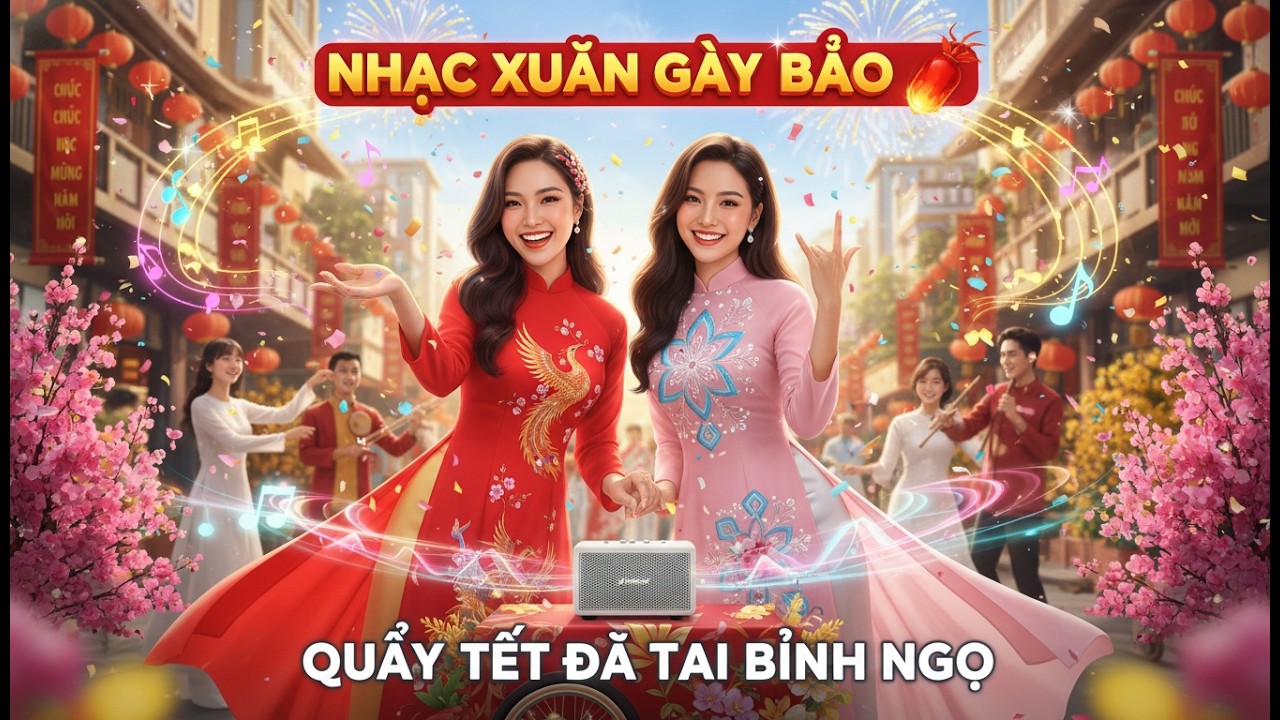 Nhạc Xuân 2026 Remix Gây Bão 🧨 Đón Tết Bính Ngọ Cực Sung   Nhạc Cực Căng Quẩy Cực Đã