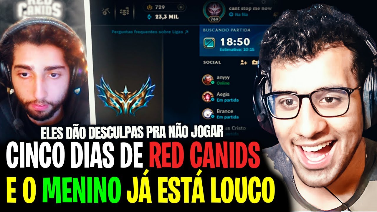 🚨 JEAN MAGO DERRETEU EM POUCOS DIAS DE RED CANIDS? OS PRO PLAYERS NÃO JOGAM SOLOQ! ABSOLUT REAGE