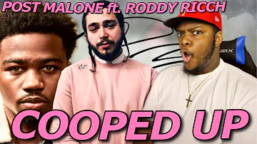 THIS ONE OF THEM ONES!! Post Malone ft. Roddy Ricch - Cooped Up (Official Audio) | REACTION!!!