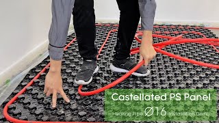 Floor Heating Product Series - Castellated PS Panel