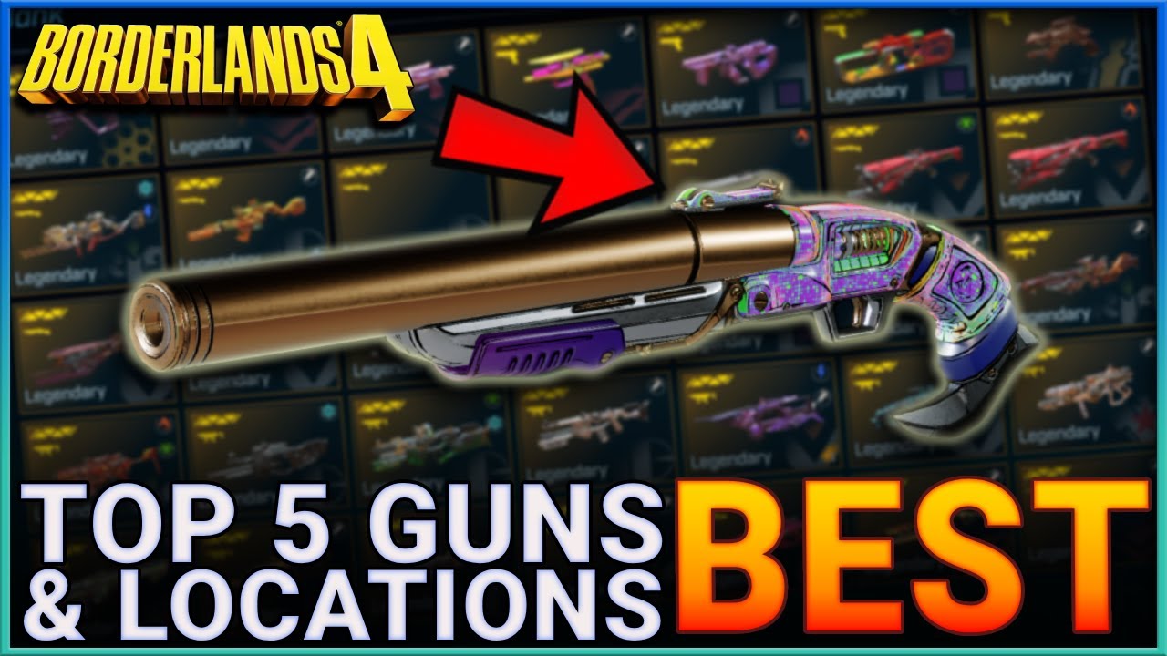 ТОП-5 МОЩНЫХ ЛЕГЕНДАРНЫХ ПРЕДМЕТОВ И КАК ИХ ПОЛУЧИТЬ - Borderlands 4