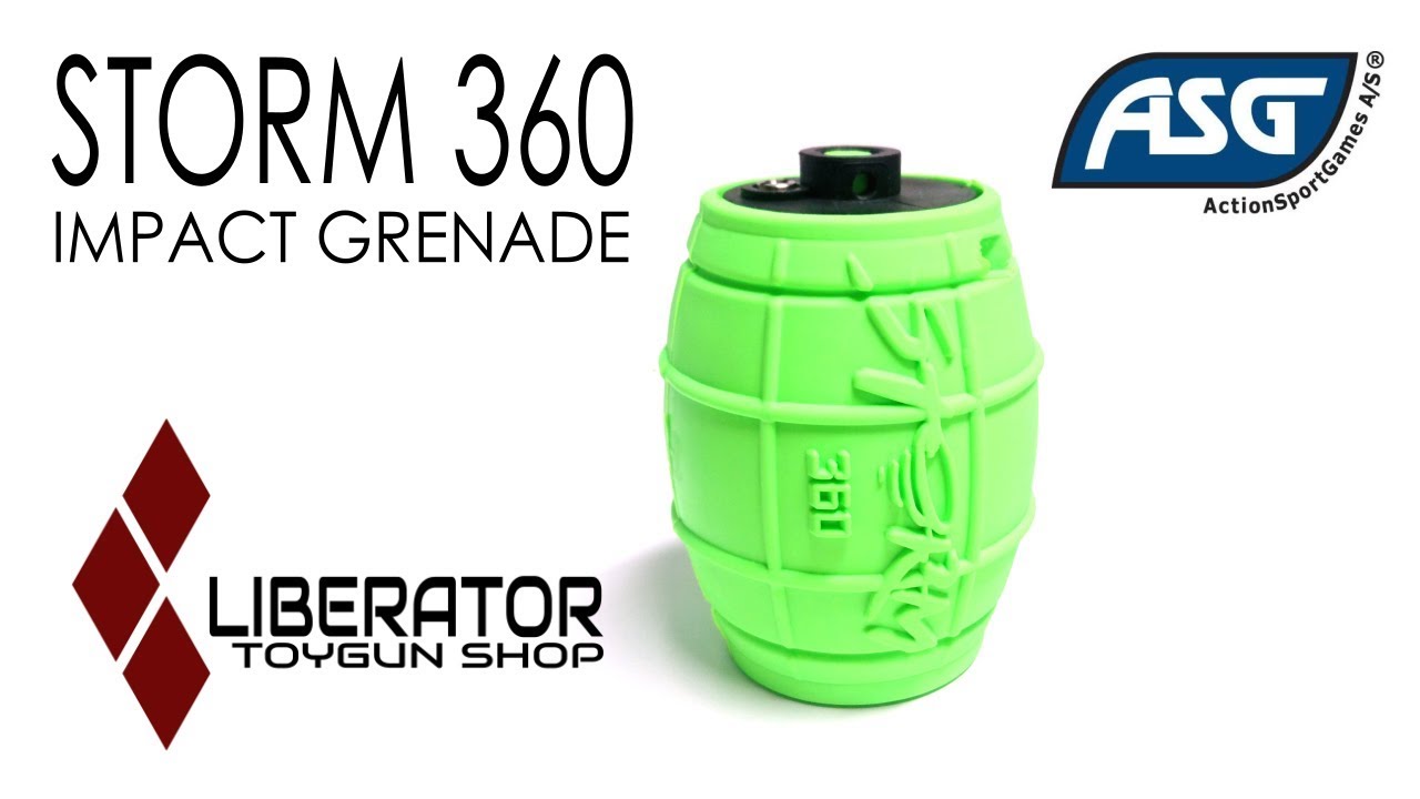 Asg Storm 360 Impact Grenade Youtube