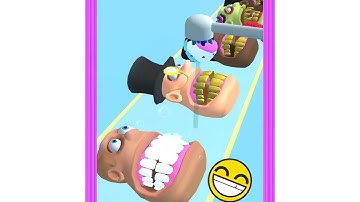 Teeth Runner Gameplay (All levels 53-54) Walkthrough - iOS,android Games