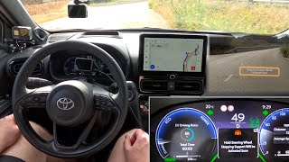 Emergency Driving Stop System in Toyota Yaris Cross 2024 Hybrid HEV real-life review (EDSS)