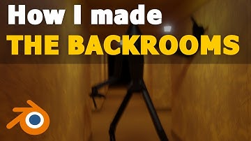 How to make a Backrooms Video for FREE - Blender Tutorial